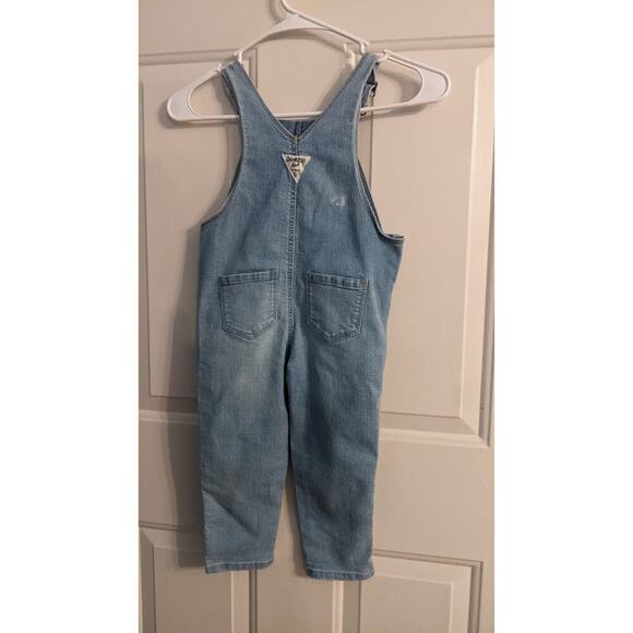 Oshkosh B'gosh Strawberry Embroidered Overalls, 3T - Picture 3 of 12